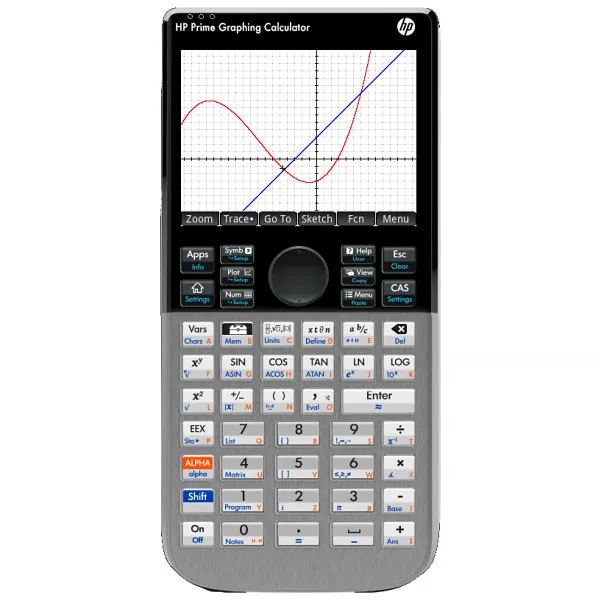CALCULADORA HP PRIME GRAPHING INGLES SILVER/PRETO SG