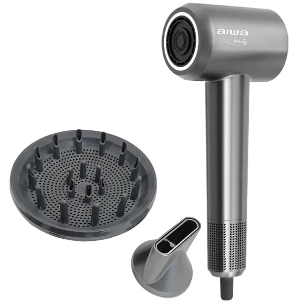 SECADOR AIWA AW-WH23 1600WATTS C/DIFUSOR 220V/50HZ CINZA