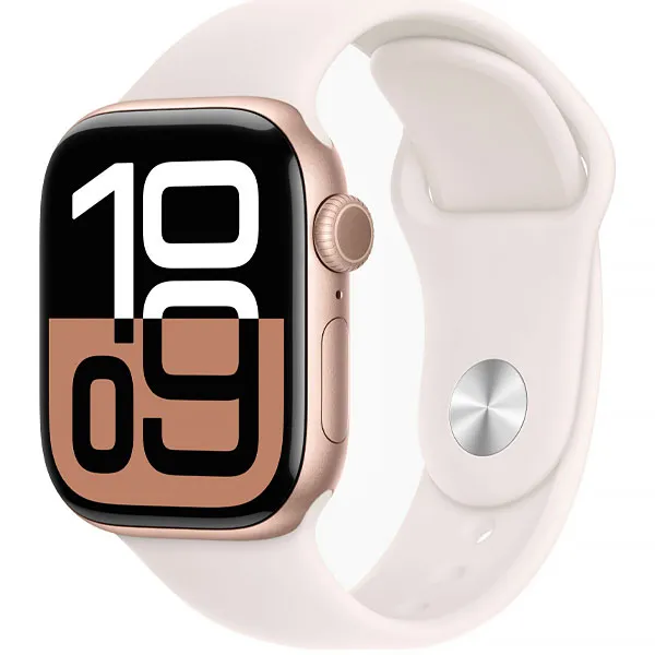 Apple Watch Series 10 42 mm/M/L MWWC3LW A2997 GPS - Rose Gold Aluminum/Light Blush Sport