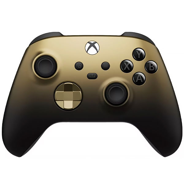 JOYSTICK MICROSOFT X-BOX WIRELESS GOLD SHADOW DOURADO/PRETO SG