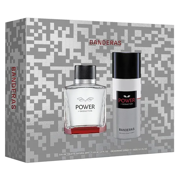 Kit Perfume Masculino Antonio Banderas Power Of Seduction EDT 100 ml + Desodorante