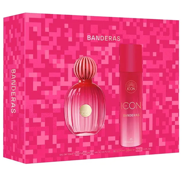 PERFUME FEMININO ANTONIO BANDERAS THE ICON EDP 100ML+DEO150 KT(097601)