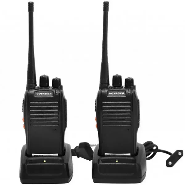 WALKIE TALKIE VOYAGER VR-777 16CANAIS FM TRANSCEIVER PRETO