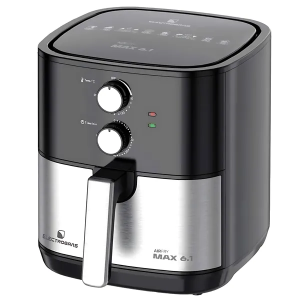 FRITADEIRA ELETRICA ELECTROBRAS EBAF61B AIR FRYER 6.1LTS 220V/50/60P/S