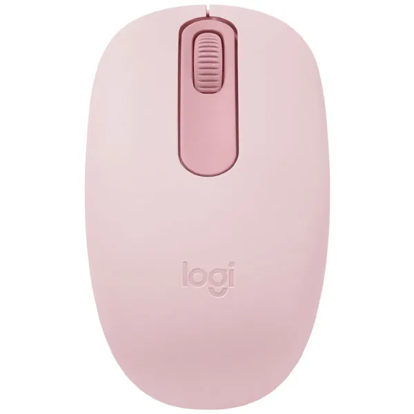 Mouse Sem Fio Logitech M196 até 1.000 DPI com Bluetooth - Rosa