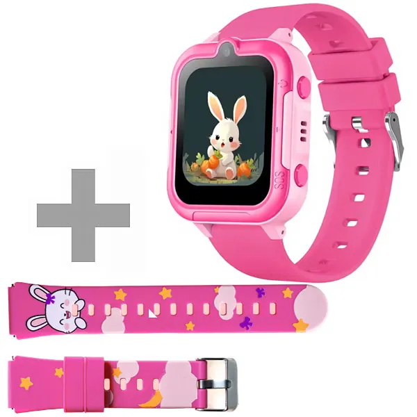 RELOGIO BLULORY U88 KIDS GPS LTE SMART WATCH ROSA
