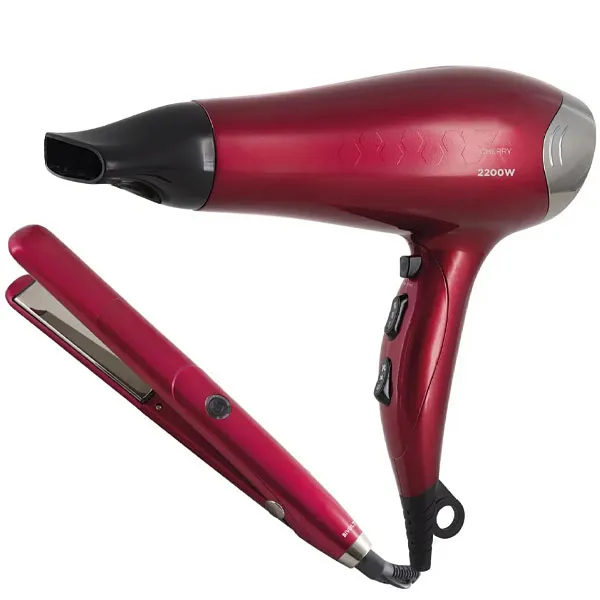 KIT BELEZA BRITANIA PKT3250 CHERRY SECADOR+CHAPA 2V ROSA ESCURO