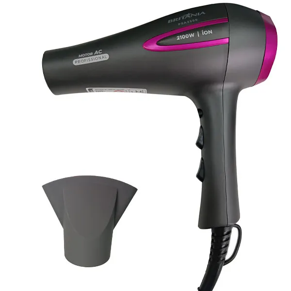 SECADOR BRITANIA PSA3300 POWER MAX 2100WATTS 220V/50/60HZ CINZA/ROSA