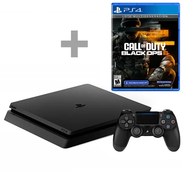 GAME PLAY 4 1TB 2218B SLIM DISCO +JOGO CALL OF DUTY BLAC OPS6 2V PR SG
