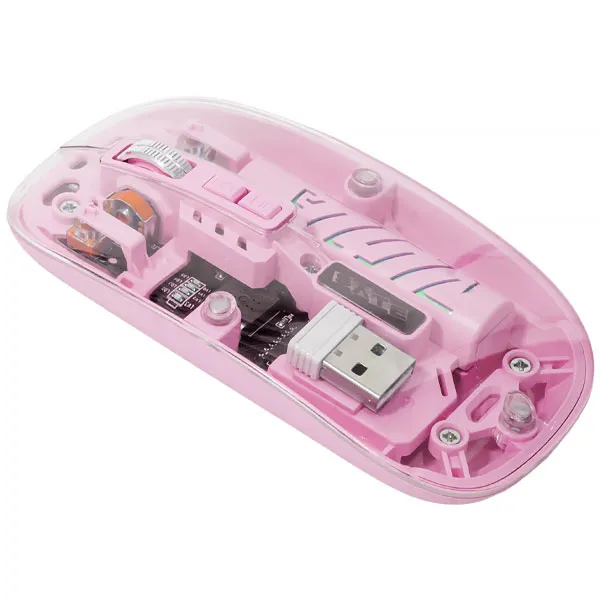 MOUSE SATELLITE A-773G DUAL MODE WIRELESS OPTICO ROSA