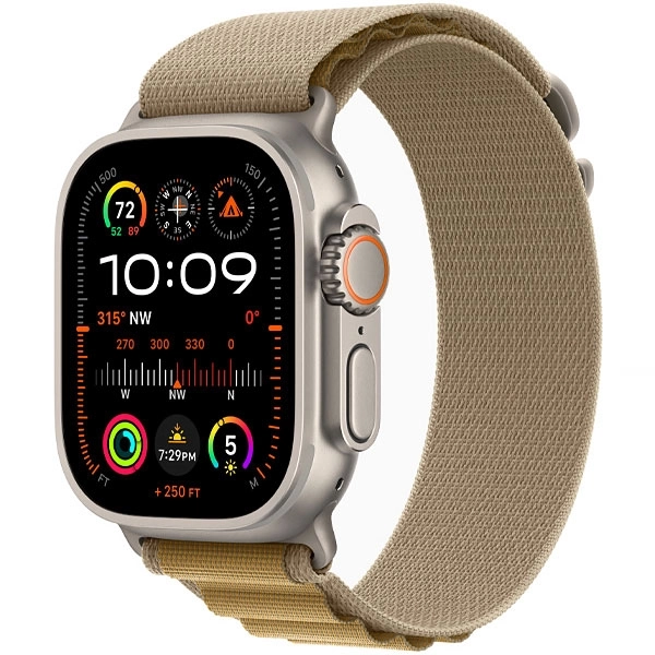 RELOGIO APPLE ULTRA 2 49MM CEL L MX4H3BE/A ALPINE ANATEL NATURAL TI/TA
