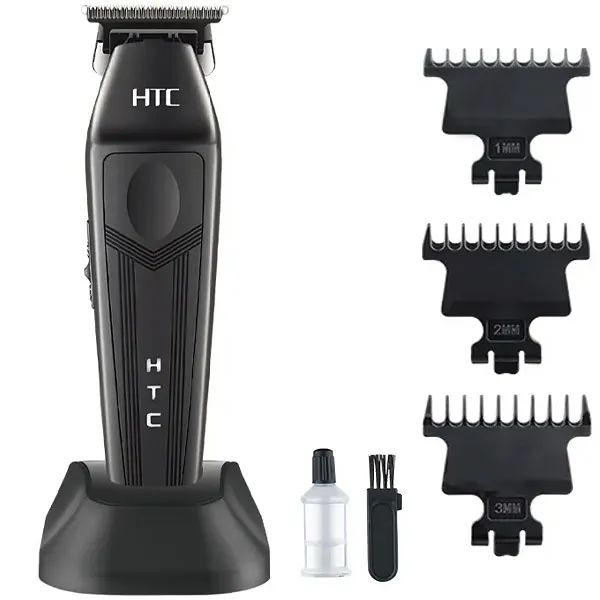 MAQUINA HTC AT-570 HAIR CLIPPER USB-C RECARREGAVEL 2V PRETO