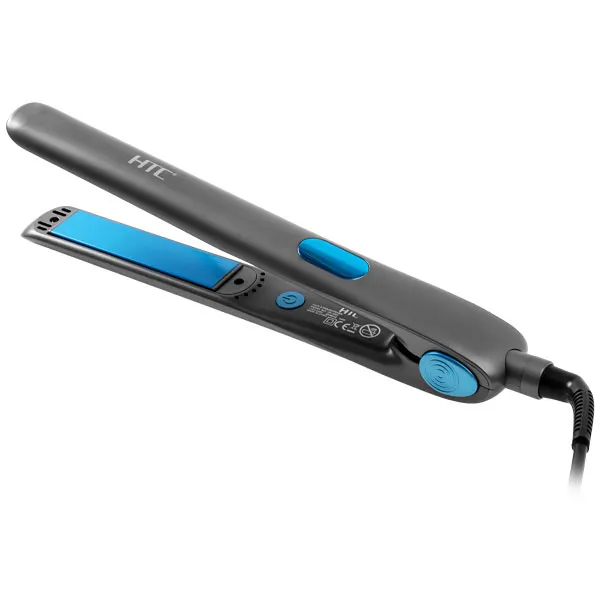 CHAPA HTC JK-7067 HAIR STRAIGHTENER 48WATTS 2V CINZA/AZUL