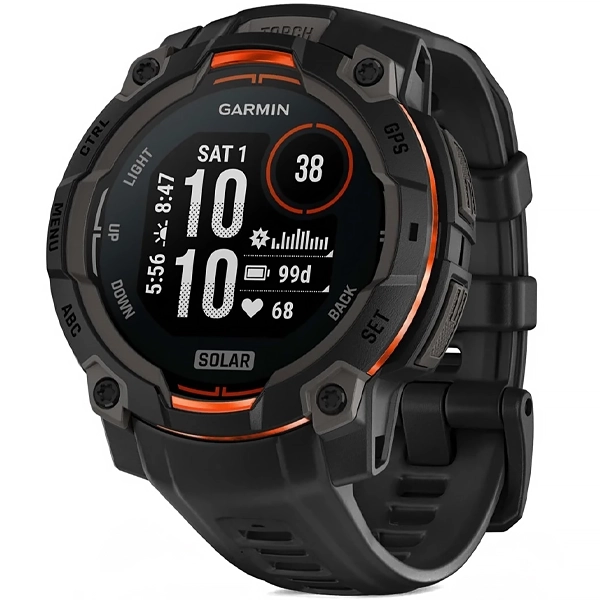 RELOGIO GARMIN INSTINCT 3 SOLAR 45MM SMART WATCH 010-02934-00 CIN/PRE