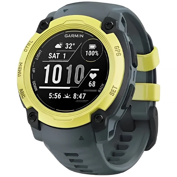 RELOGIO GARMIN INSTINCT E 40MM SMART WATCH 010-02932-01 AMARELO/AZUL