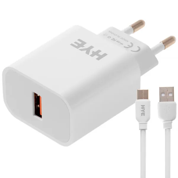 Carregador HYE HYEC165UC USB de 22.5 watts + Cabo USB-C