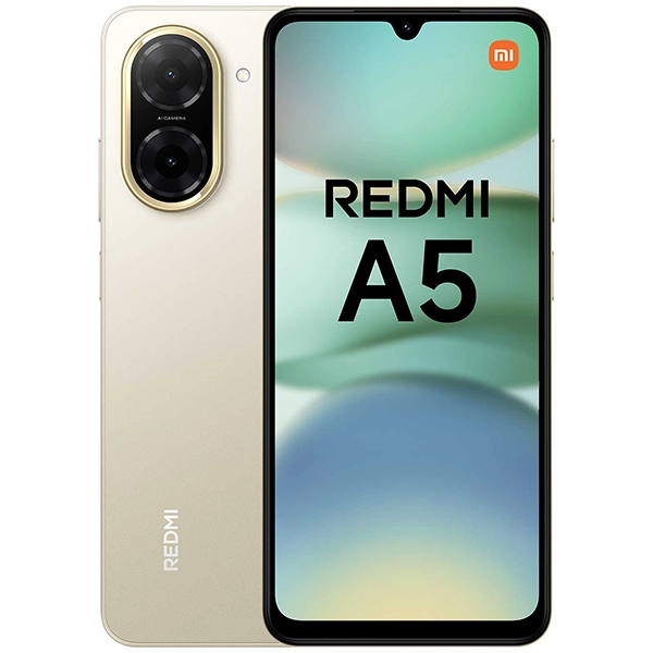 Smartphone Xiaomi Redmi A5 Dual SIM de 128GB/4GB RAM de 6.88" 32MP/8MP - Sandy Gold (Global)