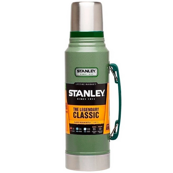 GARRAFA TERMICA STANLEY THE LEGENDARY CLASSIC 254-107 1L VERDE S/CX