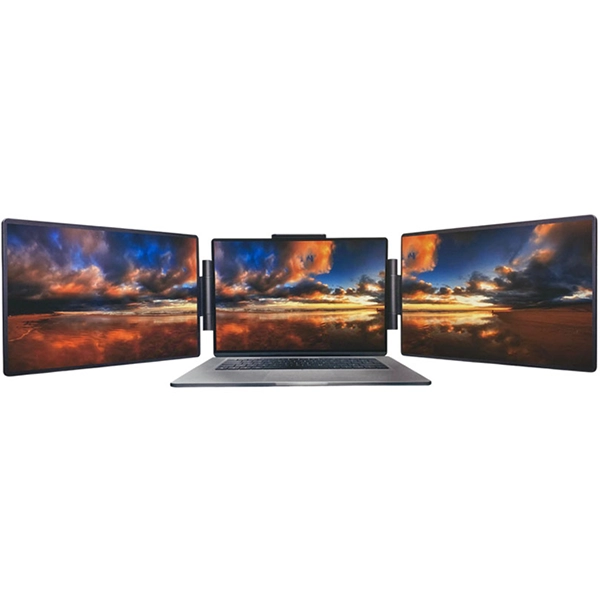 MONITOR BAK 14" BK-P1401 TELA DUPLA FULL HD MINI HDMI PORTATIL 2V PRE