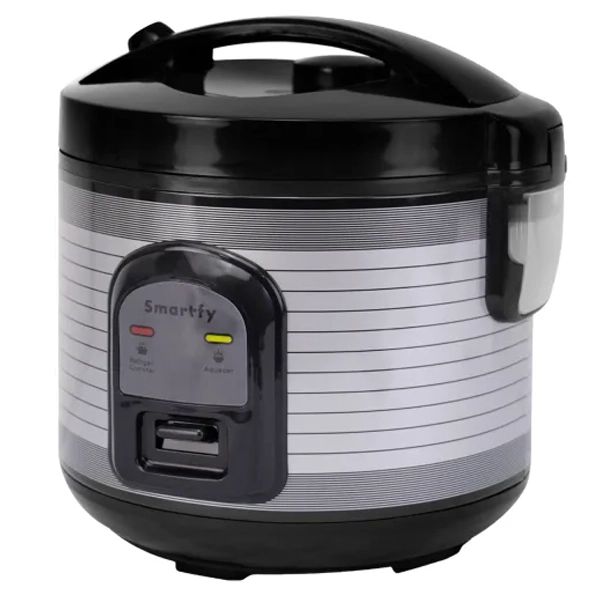 Panela Elétrica de Arroz Smartfy PE01G 400 watts 1 Litro 110V ~ 60Hz- Prata/Preta