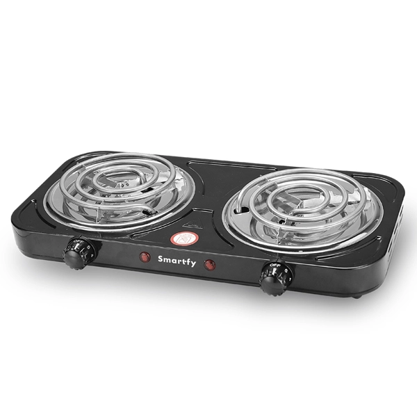 FOGAREIRO SMARTFY FG03B 2FOGAO 2000WATTS 220V/50/60HZ PRETO