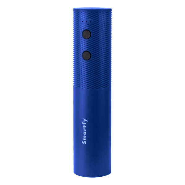 ABRIDOR DE VINHO SMARTFY AV01BL 10WATTS RECARREGAVEL AZUL
