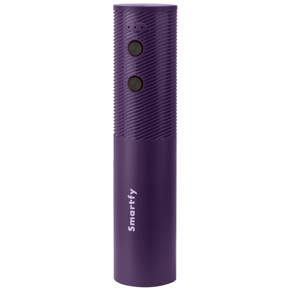 ABRIDOR DE VINHO SMARTFY AV01P 10WATTS RECARREGAVEL ROXO