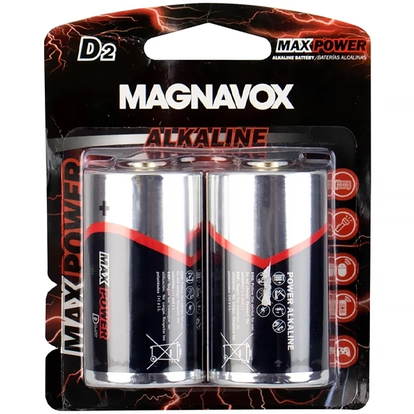 PILHA MAGNAVOX ALCALINA MPO5511 D2 C/2UNIDADES