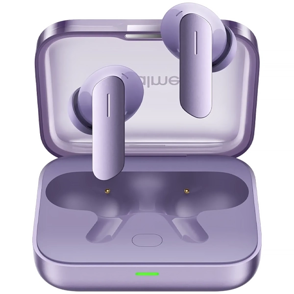 Fone de Ouvido Sem Fio realme Buds Air 7 RMA2408 com Bluetooth e Microfone - Roxo