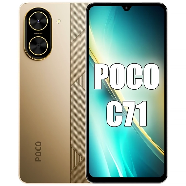 Smartphone Xiaomi POCO C71 Dual SIM de 128GB/4GB RAM de 6.88" 32MP/8MP - Dourado (Global)