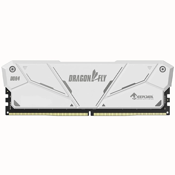 MEMORIA PC KEEPDATA DRAGONFLY DDR4 3600MHZ 16GB KDH36C18W/16G BRANCO