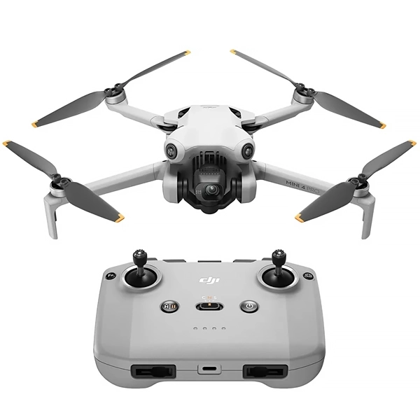 DRONE DJI MINI 4 PRO 4K (GL) (DJI RC-N2) CINZA CLARO