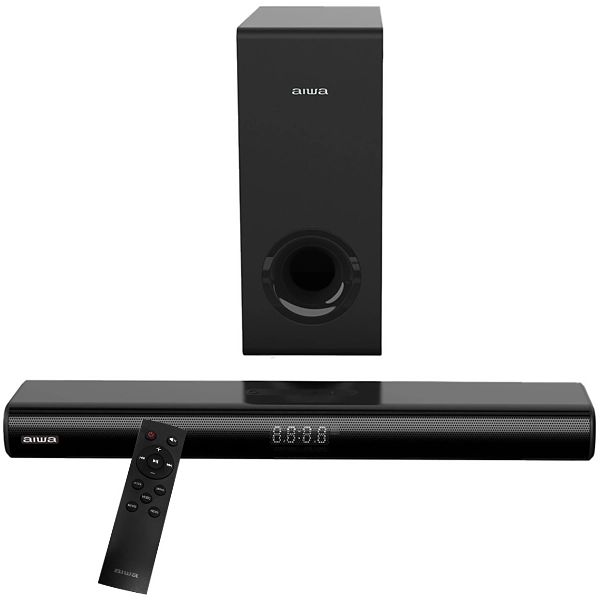 CAIXA DE SOM *AIWA AWSBC800WW 2.1 SOUNDBAR USB BLUETOOTH 800WATTS 2V P