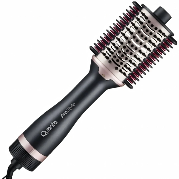ESCOVA CABELO QUANTA QTCST8000 4EM1 1300WATTS 2V CINZA/ROSA