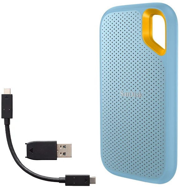 HD  SANDISK EXTERNO PORT EXTR 1TB SDSSDE61-1T00-G25B USB 3.2 AZUL CLA