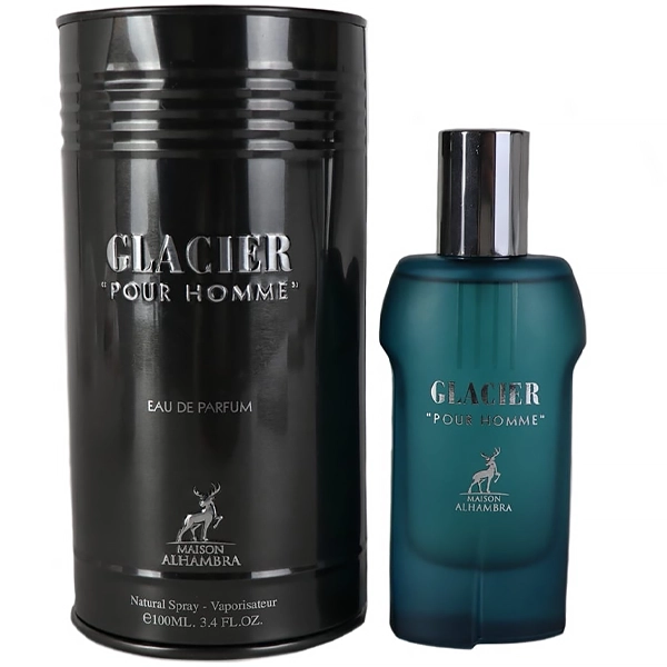 PERFUME MASCULINO ARABE MAISON ALHAMBRA GLACIER POUR HOMME EDP100(615.