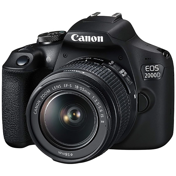CAMERA CANON EOS-2000D WIFI 18-55 IS II KIT (EUROPEO) PRETO