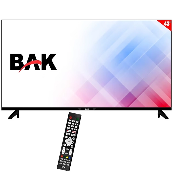 TV  BAK 43" BK-43S LED SMART FULL HD ANDROID +CONVERSOR