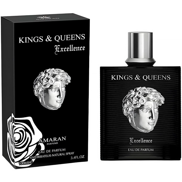 PERFUME MASCULINO ARABE AMARAN KINGS & QUEENS EXCELLENCE EDP 100ML(799