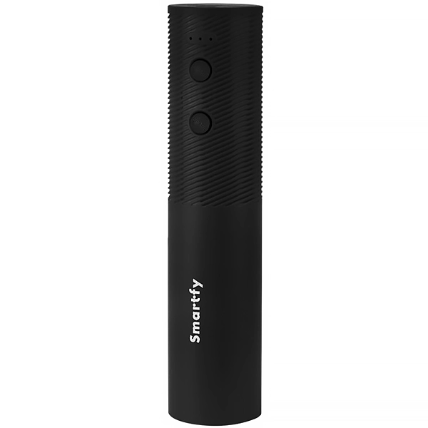 ABRIDOR DE VINHO SMARTFY AV01B 10WATTS RECARREGAVEL PRETO