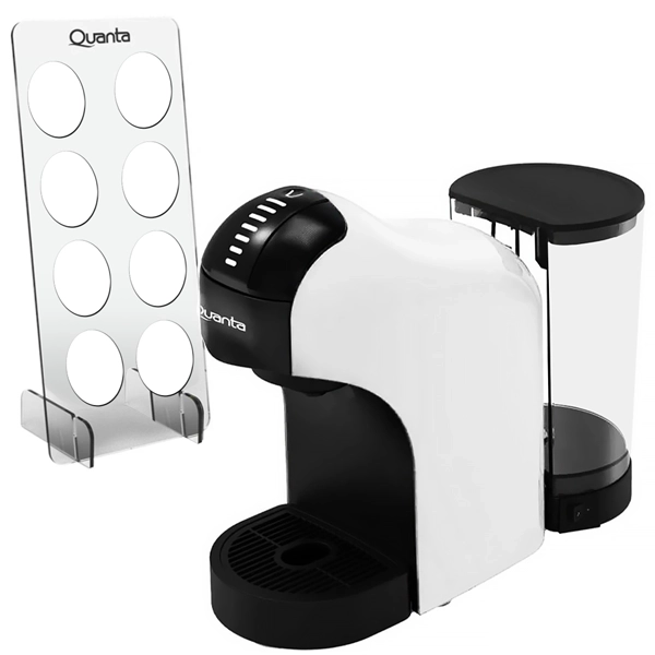 Cafeteira Quanta Pure Flavour 3 em 1 QTCMC50 127V ~ 60Hz + Suporte para cápsulas