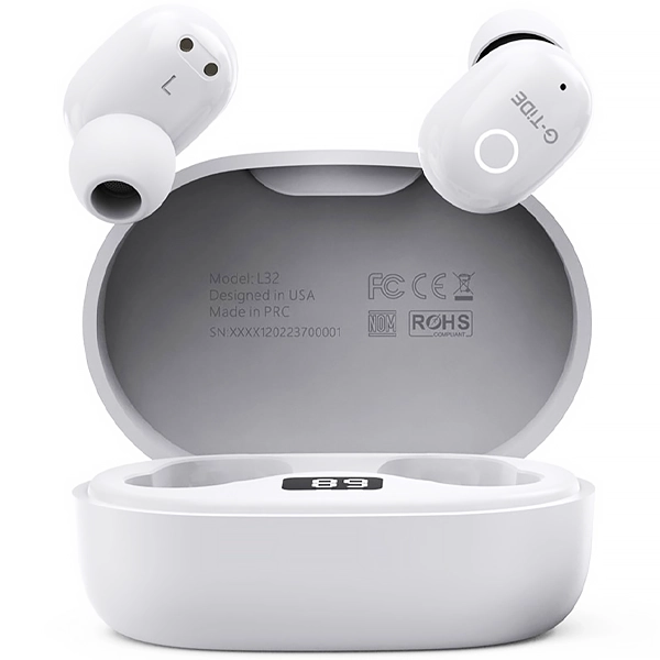 FONE BT G-TIDE L32 TRUE WIRELESS EARPHONE C/MICROFONE BRANCO