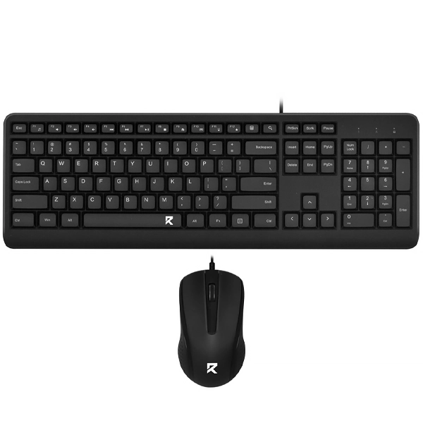 TECLADO REDRAGON BS-7092 WIRED INGLES +MOUSE PRETO
