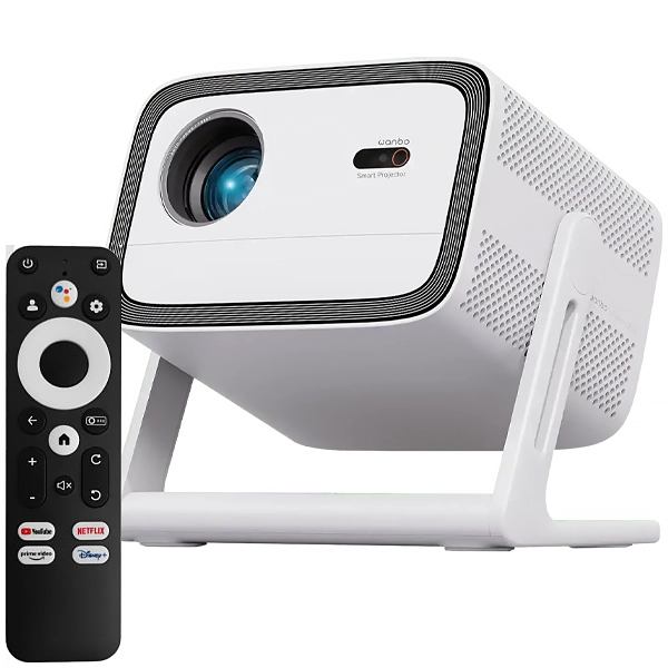 PROJETOR WANBO WPC14 VALI 1 900LUMENS HDMI PORTATIL BRANCO