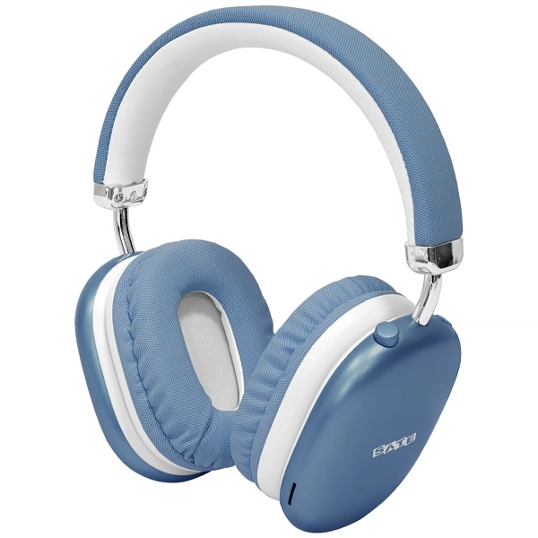 FONE BT SATELLITE AE-9035 STEREO HAEDSET C/MICROFONE ARCO AZUL/BRANCO
