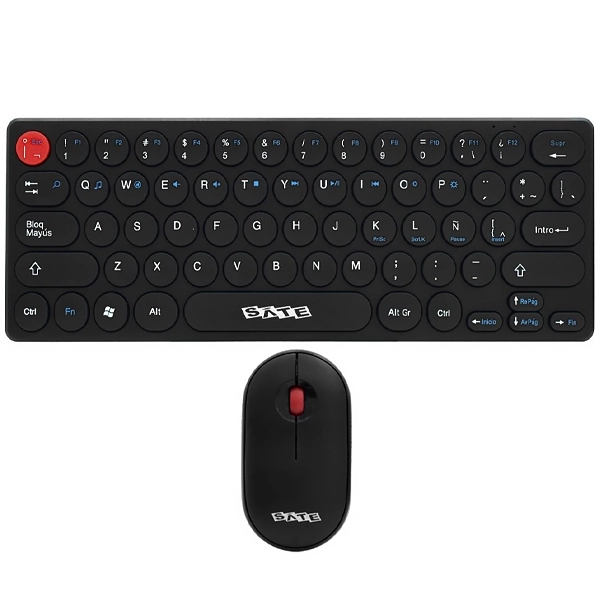 TECLADO SATELLITE AK-6012G WIRELESS ESPANHOL+MOUSE PRETO