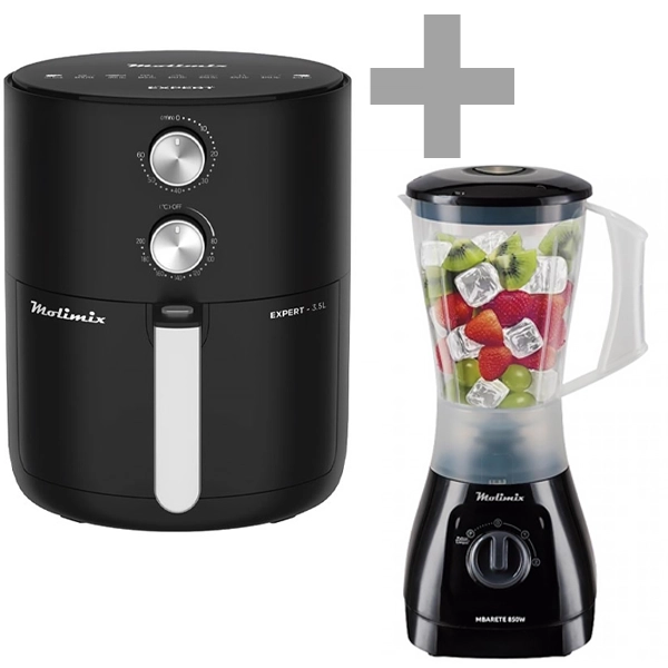 FRITADEIRA ELETRICA MOLIMIX MAF35 AIR FRY 220/50/60 P/SI+LIQUI ML-850B