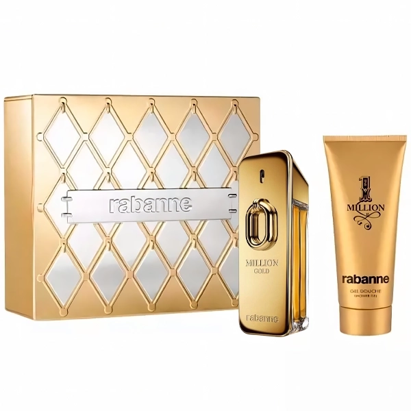 PERFUME MASCULINO PACO RABANNE MILLION GOLD(24)EDP100+GEL 100 KIT(9334