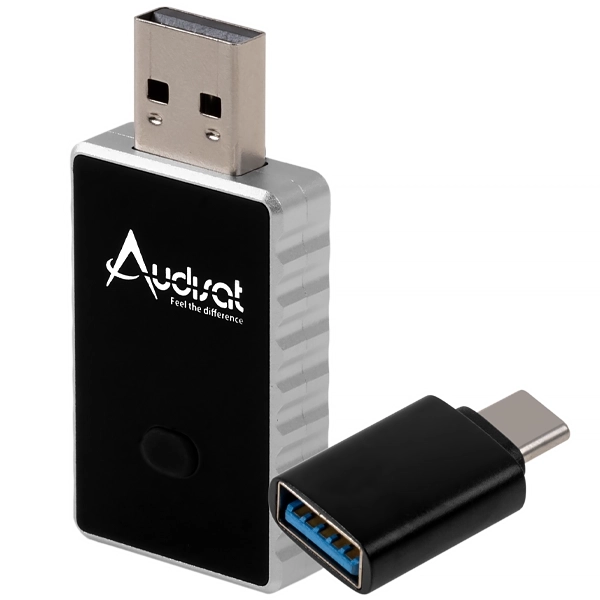 ADAPTADOR CARPLAY AUDISAT CA505 USB BLUETOOTH ANDROID(OTTOCAST)PRETO