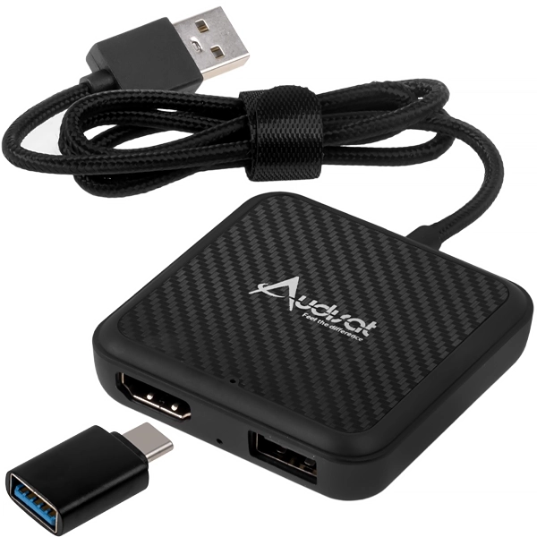 ADAPTADOR CARPLAY AUDISAT CA361-C4 USB BLUET ANDR(OTTOCAST/TV STICK)PR
